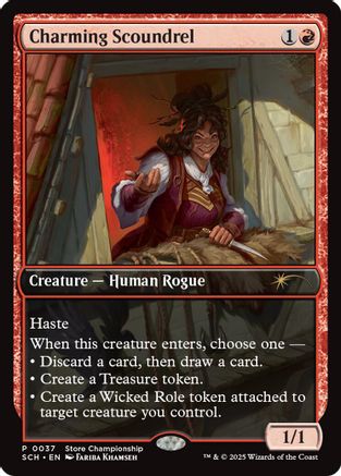 Charming Scoundrel (GAME-037) - Game Day & Store Championship Promos | Grognard Games