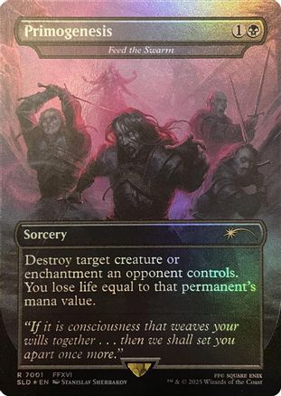 Primogenesis - Feed the Swarm (Rainbow Foil) (SLD-7001) - Secret Lair Drop Series Foil | Grognard Games