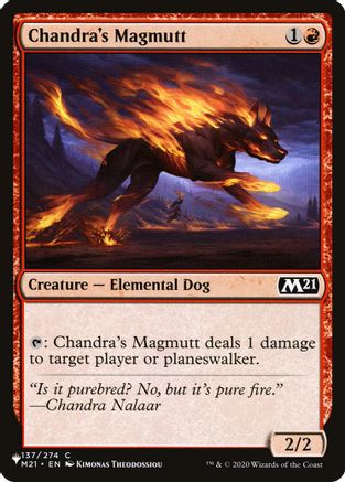 Chandra's Magmutt (LIST-137/274) - The List Reprints | Grognard Games