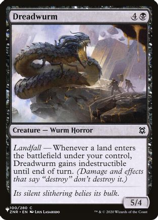 Dreadwurm (LIST-100/280) - The List Reprints | Grognard Games