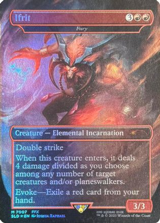 Ifrit - Fury (Rainbow Foil) (SLD-7007) - Secret Lair Drop Series Foil | Grognard Games
