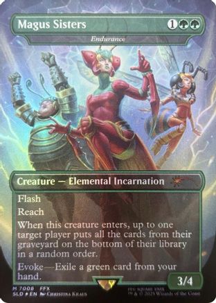 Magus Sisters - Endurance (Rainbow Foil) (SLD-7008) - Secret Lair Drop Series Foil | Grognard Games