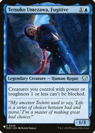 Tetsuko Umezawa, Fugitive (MOC) (LIST-240) - The List Reprints | Grognard Games