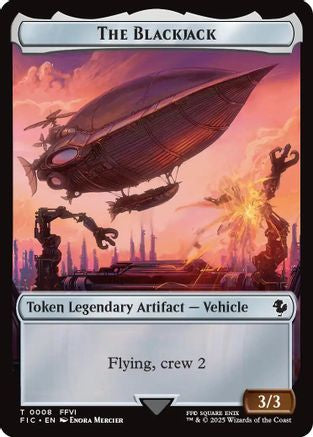 The Blackjack // The Monarch Double-Sided Token (FIC-8 // 11) - Commander: FINAL FANTASY | Grognard Games