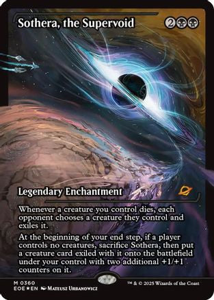 Sothera, the Supervoid (Showcase) (EOE-360) - Edge of Eternities Foil | Grognard Games