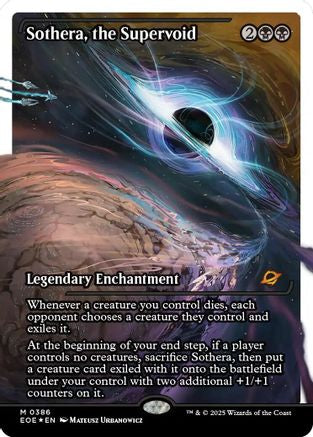 Sothera, the Supervoid (Fracture Foil) (EOE-386) - Edge of Eternities Foil | Grognard Games