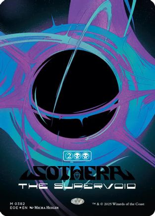 Sothera, the Supervoid (Singularity Foil) (EOE-382) - Edge of Eternities Foil | Grognard Games