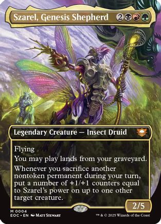 Szarel, Genesis Shepherd (Borderless) (EOC-004) - Commander: Edge of Eternities | Grognard Games
