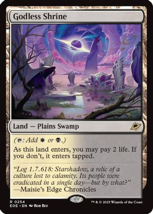 Godless Shrine (EOE-254) - Edge of Eternities | Grognard Games