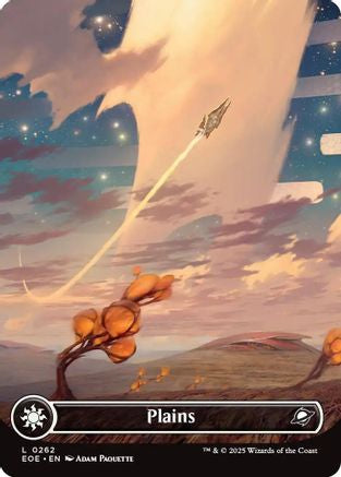 Plains (0262) (Borderless) (EOE-262) - Edge of Eternities | Grognard Games