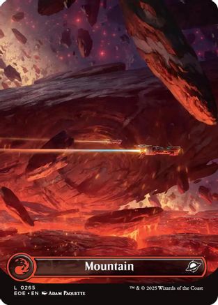 Mountain (0265) (Borderless) (EOE-265) - Edge of Eternities | Grognard Games