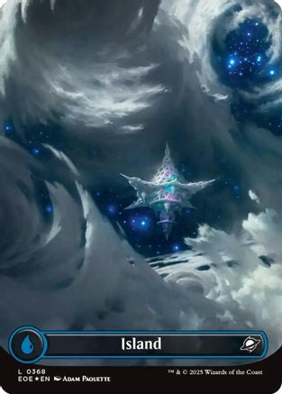 Island (0368) (Borderless) (Galaxy Foil) (EOE-368) - Edge of Eternities Foil | Grognard Games