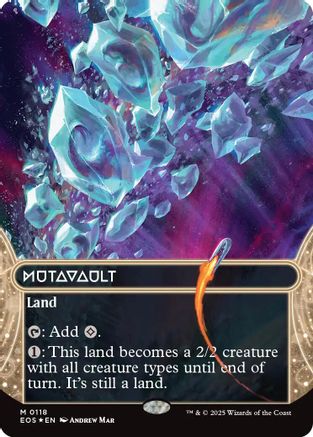Mutavault (0118) (Borderless) (Galaxy Foil) (EOS-118) - Edge of Eternities: Stellar Sights Foil | Grognard Games