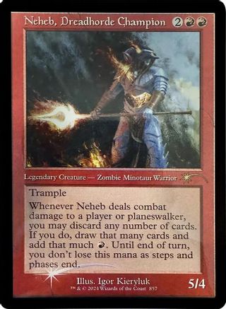 Neheb, Dreadhorde Champion (Retro Frame) (SLD-857) - Secret Lair Drop Series Foil | Grognard Games