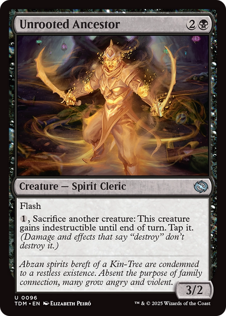 Unrooted Ancestor [Tarkir: Dragonstorm] | Grognard Games