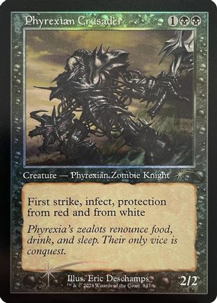 Phyrexian Crusader (Retro Frame) (SLD-847) - Secret Lair Drop Series Foil | Grognard Games