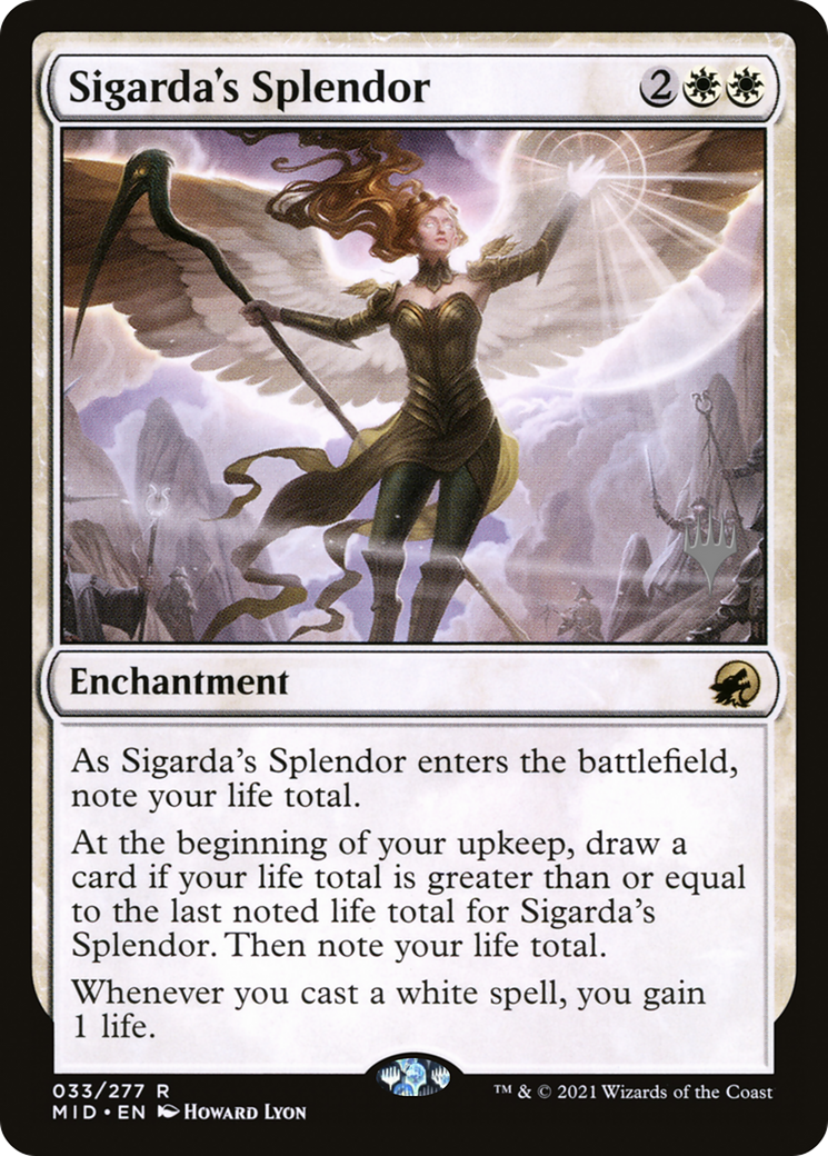 Sigarda's Splendor (Promo Pack) [Innistrad: Midnight Hunt Promos] | Grognard Games