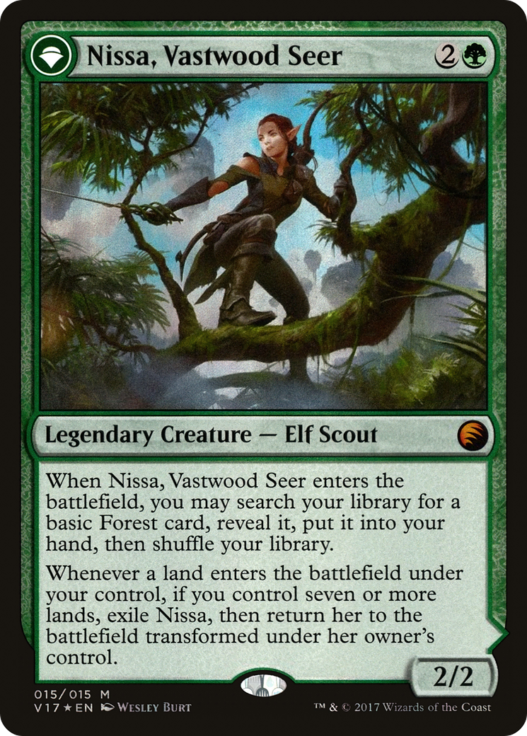 Nissa, Vastwood Seer // Nissa, Sage Animist [From the Vault: Transform] | Grognard Games