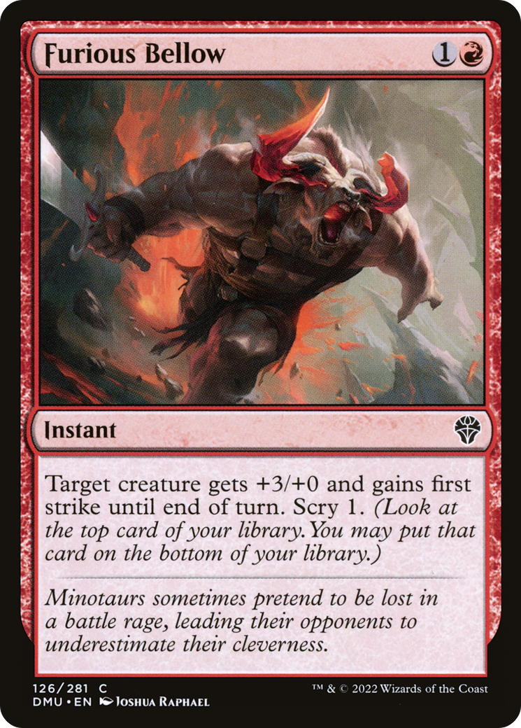 Furious Bellow [Dominaria United] | Grognard Games
