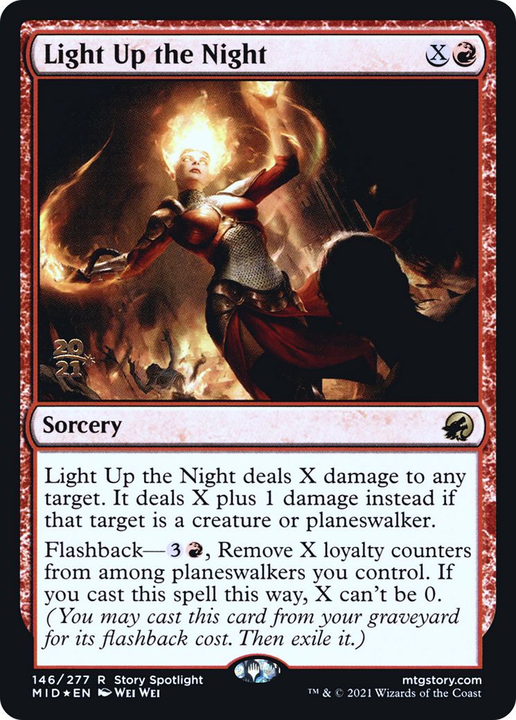 Light Up the Night [Innistrad: Midnight Hunt Prerelease Promos] | Grognard Games