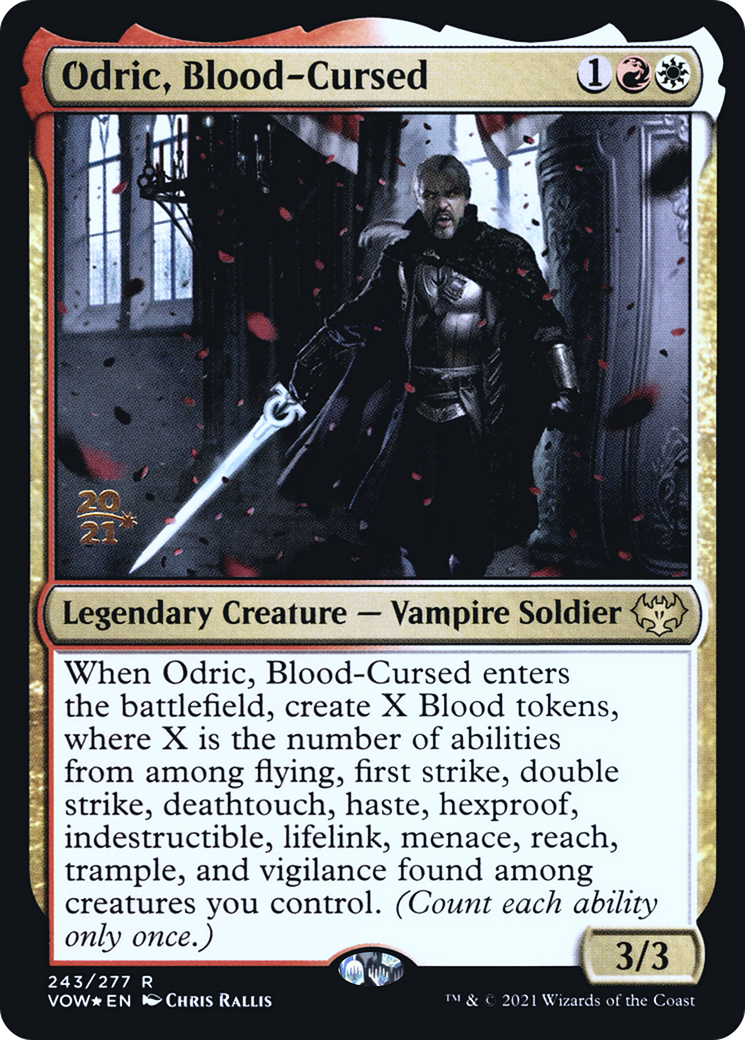 Odric, Blood-Cursed [Innistrad: Crimson Vow Prerelease Promos] | Grognard Games