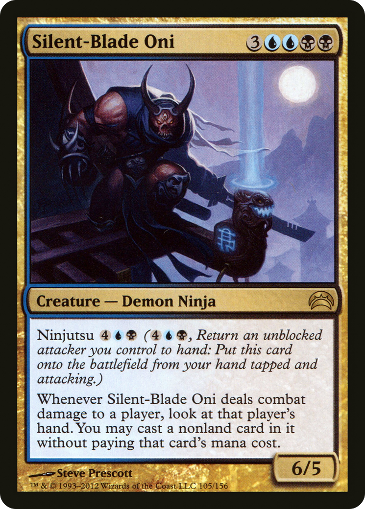 Silent-Blade Oni (PC2-105) - Planechase 2012 Foil | Grognard Games