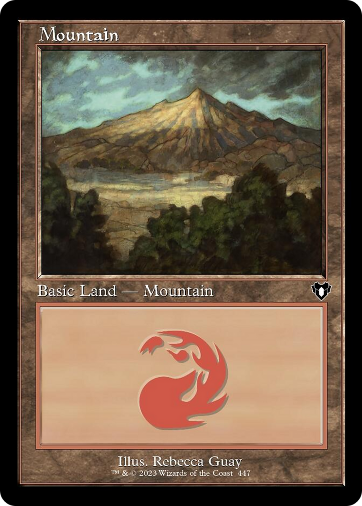 Mountain (447) (Retro) [Commander Masters] | Grognard Games