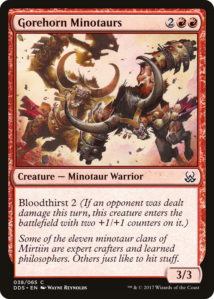 Gorehorn Minotaurs [Duel Decks: Mind vs. Might] | Grognard Games