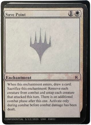 Save Point (-) - Un-Known Event Playtest Cards | Grognard Games