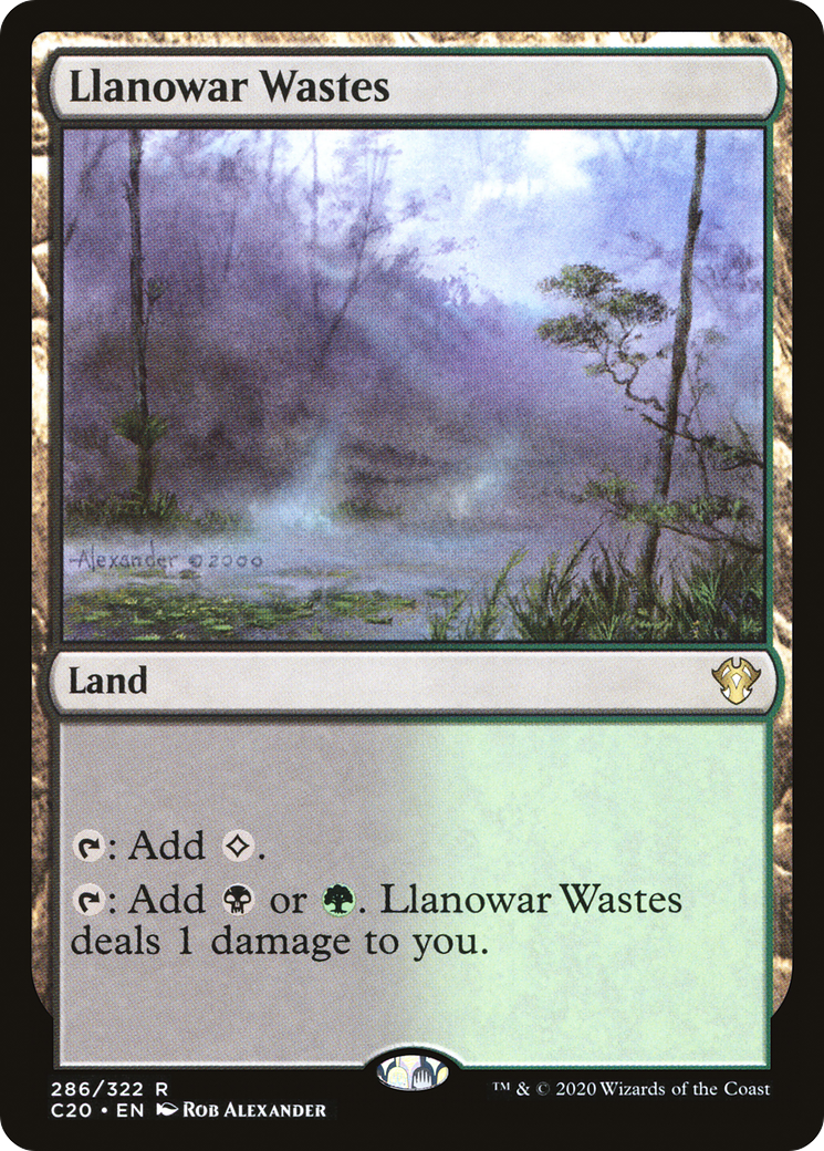 Llanowar Wastes [Commander 2020] | Grognard Games