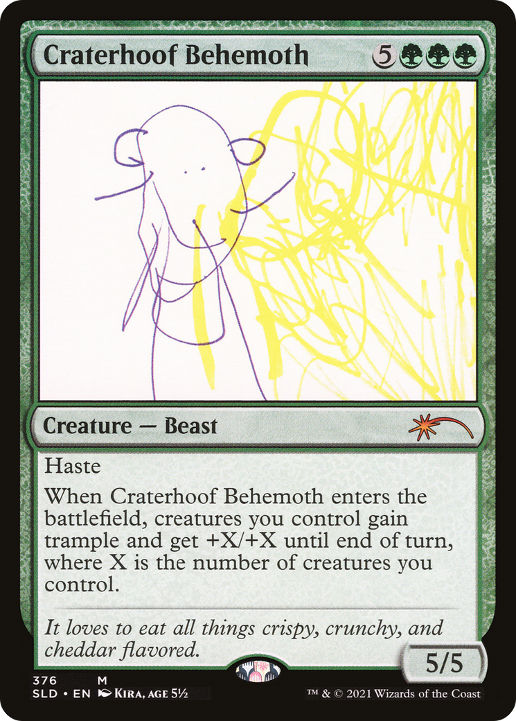 Craterhoof Behemoth (376) [Secret Lair Drop Series] | Grognard Games