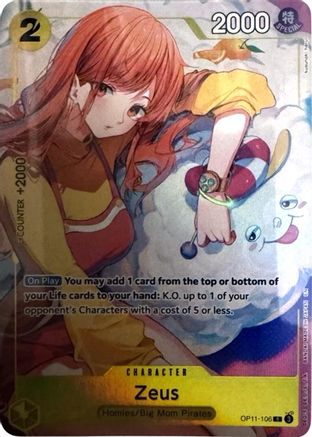 Zeus (Official Playmat -Bandai Card Games Fest 24-25 Edition-) (OP11-106) - One Piece Promotion Cards Foil | Grognard Games