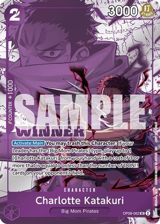 Charlotte Katakuri (Winner Pack 2025 Vol. 3) (OP08-062) - One Piece Promotion Cards Foil | Grognard Games