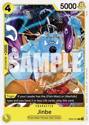 Jinbe (Tournament Pack 2025 Vol. 3) (EB02-055) - One Piece Promotion Cards | Grognard Games