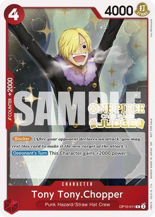 Tony Tony.Chopper (Judge Pack Vol. 6) (OP10-011) - One Piece Promotion Cards Foil | Grognard Games