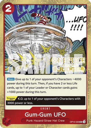 Gum-Gum UFO (Judge Pack Vol. 6) (OP10-020) - One Piece Promotion Cards Foil | Grognard Games