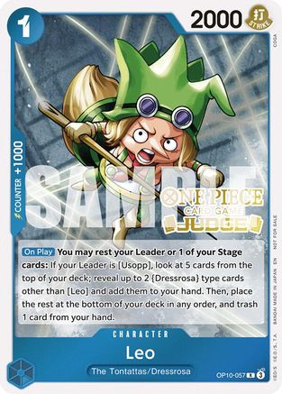 Leo (Judge Pack Vol. 6) (OP10-057) - One Piece Promotion Cards Foil | Grognard Games