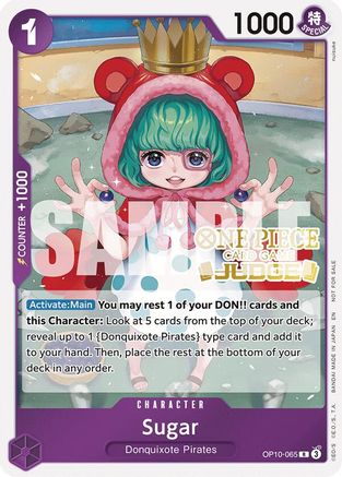 Sugar (Judge Pack Vol. 6) (OP10-065) - One Piece Promotion Cards Foil | Grognard Games