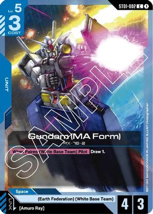Gundam (MA Form) - Starter Deck 01 Heroic Beginnings (ST01-002)