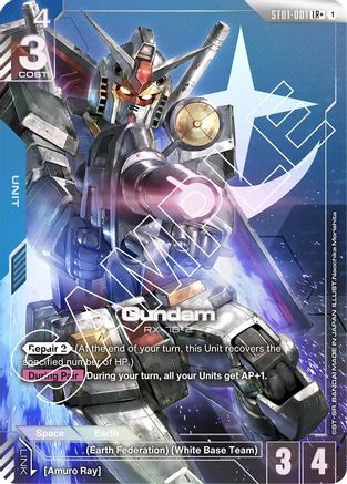 Gundam (LR+) - Starter Deck 01 Heroic Beginnings (ST01-001) Holofoil | Grognard Games
