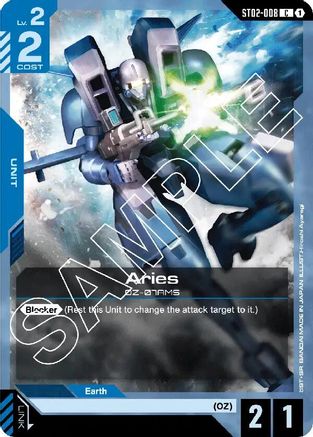 Aries - Starter Deck 02 Wings of Advance (ST02-008) | Grognard Games