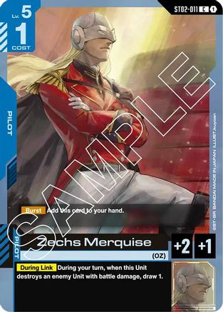 Zechs Merquise - Starter Deck 02 Wings of Advance (ST02-011) | Grognard Games