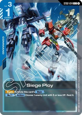 Siege Ploy - Starter Deck 02 Wings of Advance (ST02-014)