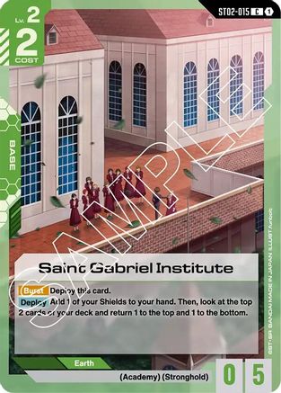 Saint Gabriel Institute - Starter Deck 02 Wings of Advance (ST02-015) | Grognard Games