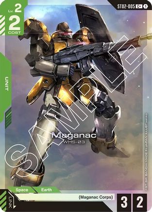 Maganac (C+) - Starter Deck 02 Wings of Advance (ST02-005) Holofoil