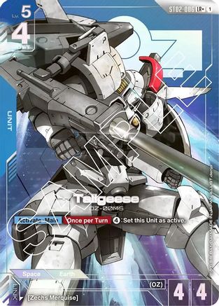 Tallgeese (LR+) - Starter Deck 02 Wings of Advance (ST02-006) Holofoil