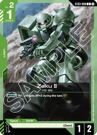Zaku II - Starter Deck 03 Zeons Rush (ST03-008)