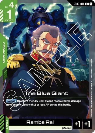 The Blue Giant - Starter Deck 03 Zeons Rush (ST03-014)