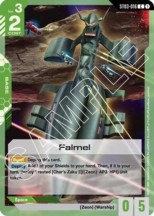 Falmel - Starter Deck 03 Zeons Rush (ST03-016) | Grognard Games