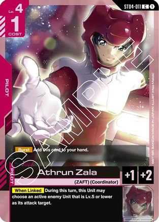 Athrun Zala - Starter Deck 04 SEED Strike (ST04-011)